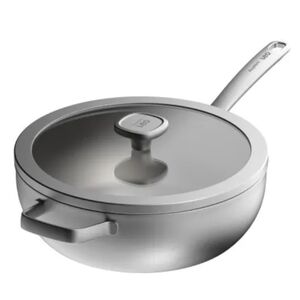 Berghoff Graphite Recycled 18/10 Stainless Steel 5.25QT Wok Pan w/Lid